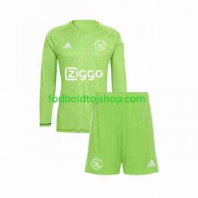 AFC Ajax Målmand Børn Hjemme Fodboldsæt 2023-24 L/S (+ Korte bukser)